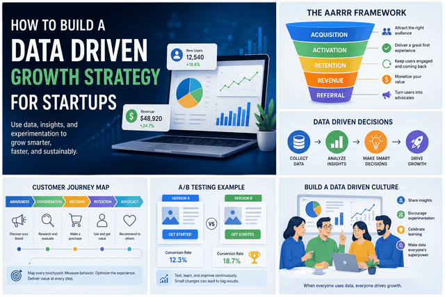 Data-driven growth strategy framework for startups