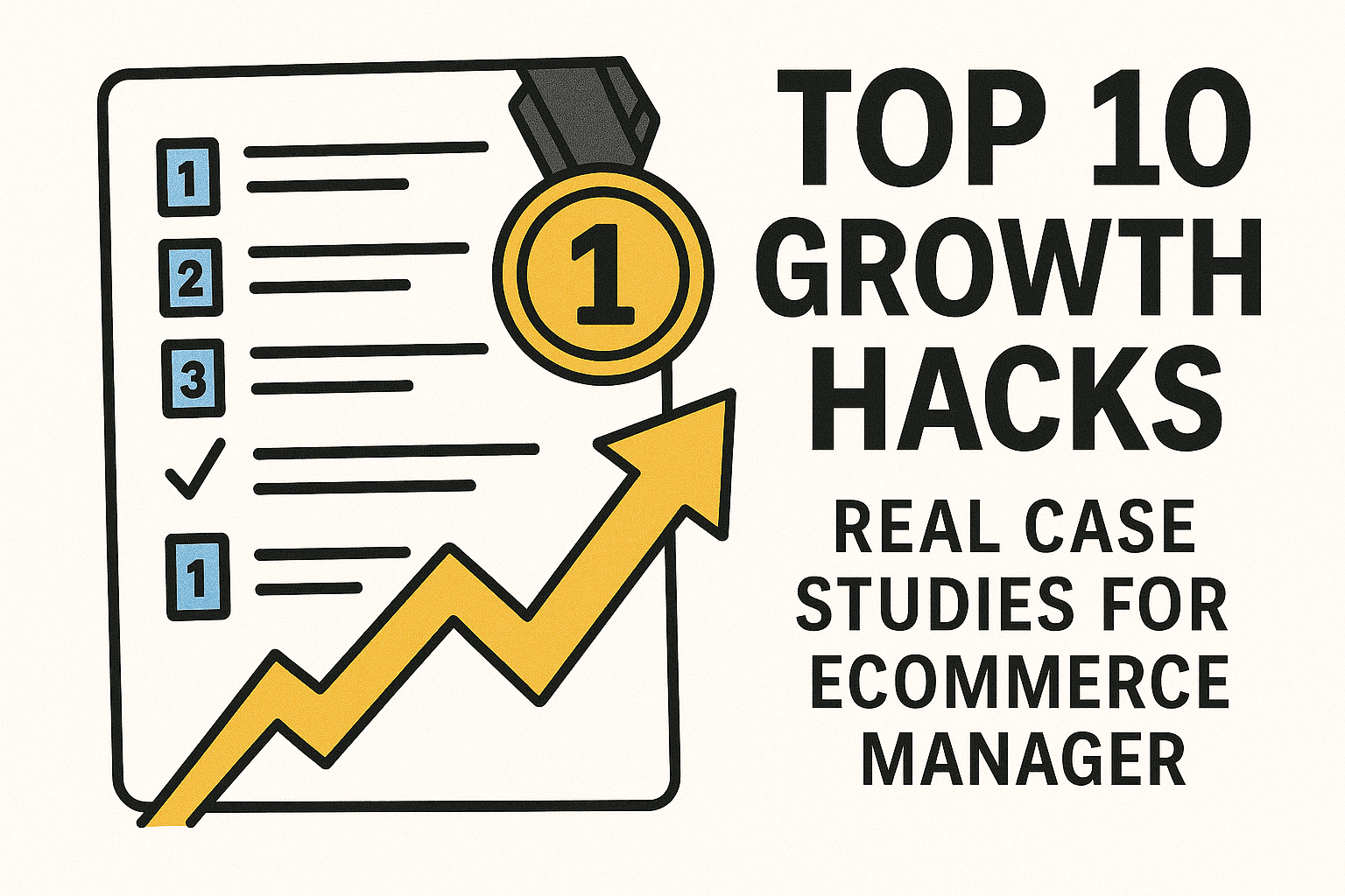Top 10 Growth Hacks: Real Case Studies for Ecommerce Manager