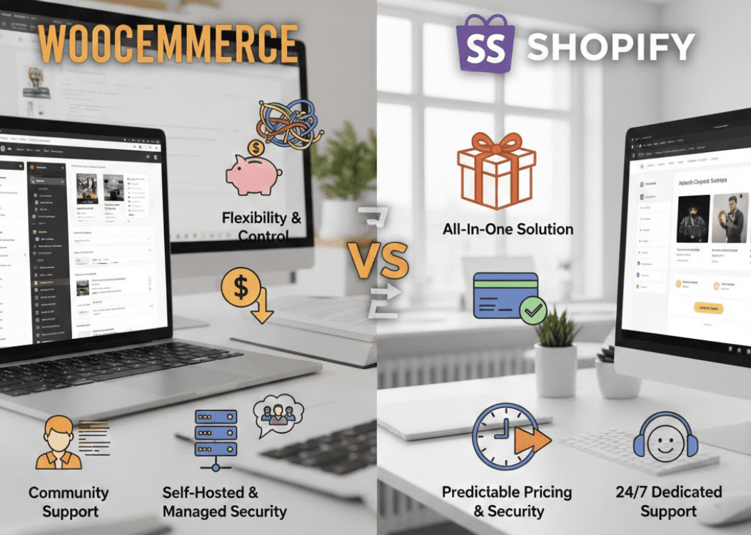 WooCommerce vs. Shopify: Choosing the Right Platform for Your E-commerce Business